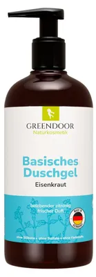 Produktbild von GREENDOOR Basisches Duschgel Eisenkraut