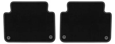 Image de Tapis arrière en moquette pour Audi Q7 I 4L 2005-2015 (SUV) – 2 pièces, noirs, sur mesure – Wielganizator LUX – version W0875