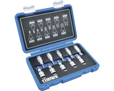 Productafbeelding van Set dopkoppen 1/2", TORX, 20-70, L55