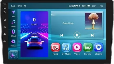 Zdjęcie produktu dla Radio samochodowe, Android 12, GPS, 9 cali 2 64g Carplay