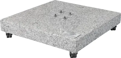 Produktbild von doppler Granit Schirmständer Ampelschirm mit Rollen 140kg 80 x 80 cm