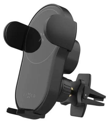 Image de Support universel pour téléphone avec chargeur sans fil et fixation pour grille d'aération