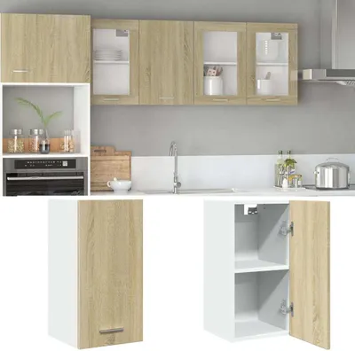 Produktbild von Hängeschrank Sonoma-Eiche 29,5x31x60 cm Holzwerkstoff, Küchenschränke 2024 Neu
