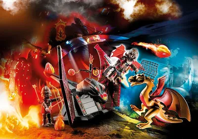 Immagine prodotto di PLAYMOBIL 70226 Novelmore Burnham Raiders Battaglia Addestramento del Drago