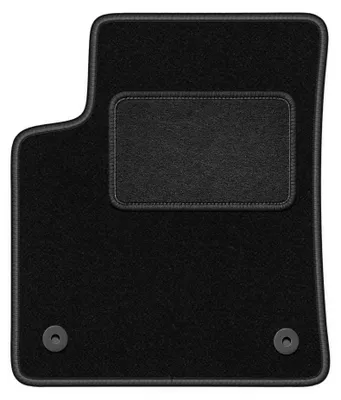 Immagine prodotto di Tappetino guidatore in moquette per Opel Crossland X 2017- (crossover) – 1 pezzo, nero, su misura – Wielganizator LUX