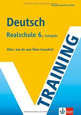 Produktbild von Training Deutsch 6. Schulj. Realschule