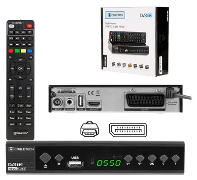 Produktbild von Cabletech DEKODER DVB-T2 H.265 HEVC URZ0336