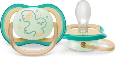 Produktbild von Avent Ultra air Nachtschnuller 0-6 m Junge, Gr. 0-6 m