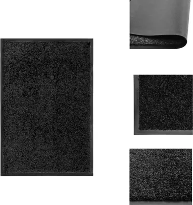 Obrázok produktu pre rohožka vidaXL Black 40x60 cm - Rohožky