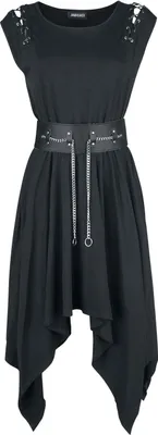 Produktbild von Jawbreaker Mittellanges Kleid Damen Vampire Midi Dress schwarz L