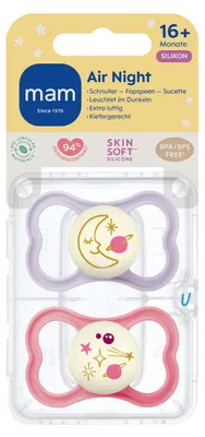 Obrázek produktu pro Air Night Silikon 16+ „Měsíc/Vesmír“ 2 ks