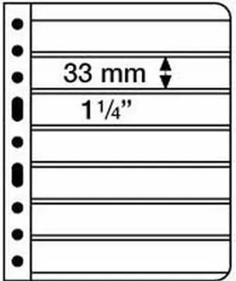 Produktbild von Kunststoffhüllen VARIO, 7er-Einteilung, schwarz, 5er Pack