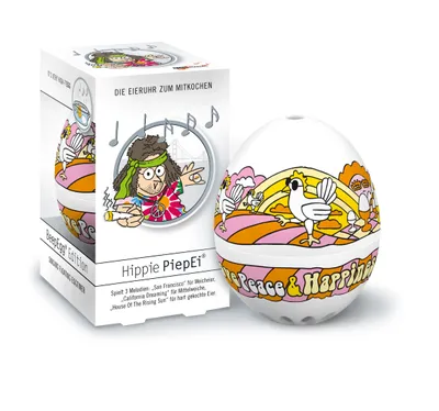 Produktbild von Brainstream PiepEi Hippie Ei Eierkocher Frühstücksei Ei Eier kochen Eieruhr