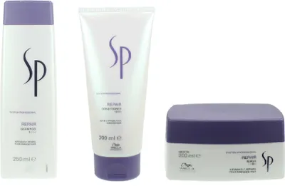 Produktbild von Wella SP Repair Shampoo 250ml + Conditioner 200ml + Mask 200ml