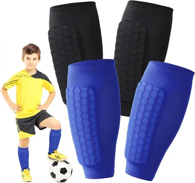 Produktbild von 2 Paare Schienbeinschoner Kinder Fussball, Schienbeinschoner Fußball(s)