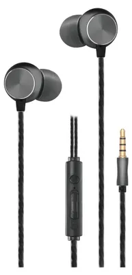 Produktbild von 2GO In-Ear Stereo-Headset "Deluxe" - schwarz / anthrazit