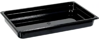 Productafbeelding van Gastronormbakken van polycarbonaat - zwart - GN 1-1, 65 mm