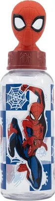 Produktbild von Spiderman Flasche Kinder - Auslaufsichere Trinkflasche - Kinderflasche BPA-Frei