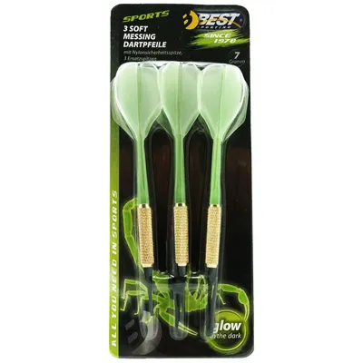 Produktbild von Best Sporting Safety Dartpfeile GLOW IN THE DARK, 7gr.; 62123