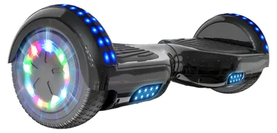 Immagine prodotto di Hoverboard - Skateboard auto-bilanciante - Monopattino elettrico - Scootboard - Diametro ruote: 6,5 pollici - Altoparlanti Bluetooth