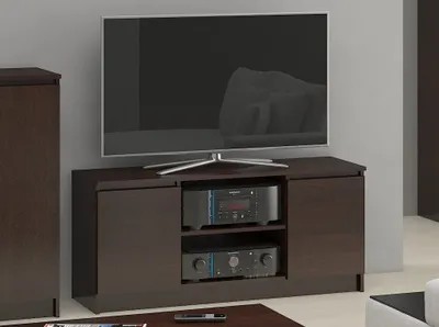 Immagine prodotto di Mobile TV 120 cm Wenge 2D 1P Design Elegante e Funzionale per Soggiorno