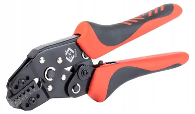 Zdjęcie produktu dla C.K T3684 Szczypce do zaciskania końcówek przewodów 0,25 do 6 mm² (T3684)