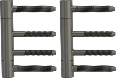Immagine prodotto di Coppia di maniglie AXUM 9300, in 3 parti, per ante in legno a battente in telai in legno, grigio cashmere