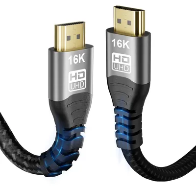 Immagine prodotto di Cavo HDMI 2.2, lunghezza 1,5 metri | Velocità ultra-elevata di 96 Gbps, compatibile con 16K@60Hz, 8K@240Hz, 4K@480Hz