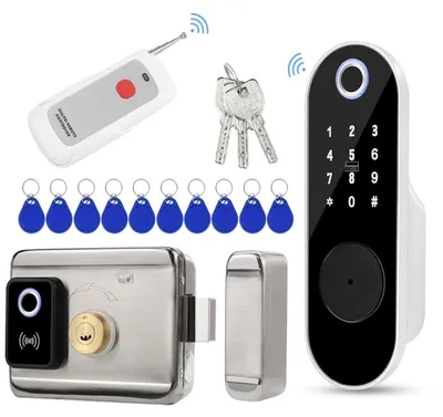Smart Türschloss 5-in-1 mit App, Fingerabdruck & Code