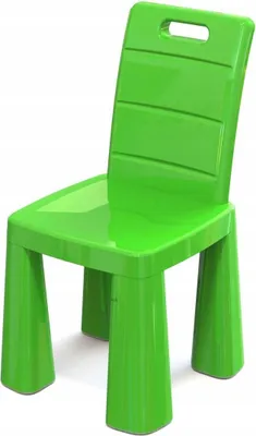 Produktbild von Kinderstuhl 3in1 Grün - Hocker & Tisch Funktion - Kindermöbel Kunststoff Stabil