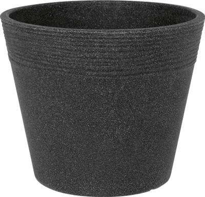 Produktbild von Blumentopf geli Napoli Kunststoff Ø 28,8 cm H 24 cm anthrazit