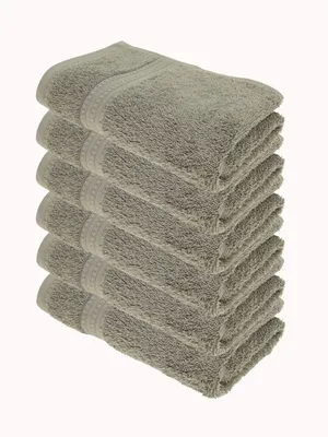 Produktbild von Julie Julsen BIO Handtuch 6er Set 50x100 Silbergrau