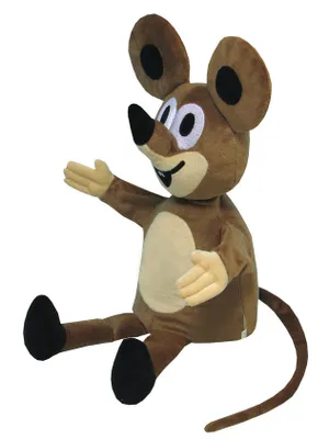 Produktbild von Handpuppe Der kleine Maulwurf Maus 40 cm Braun, 27908A