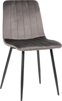 Produktbild von Stuhl HLO-CP39 Samt  grau