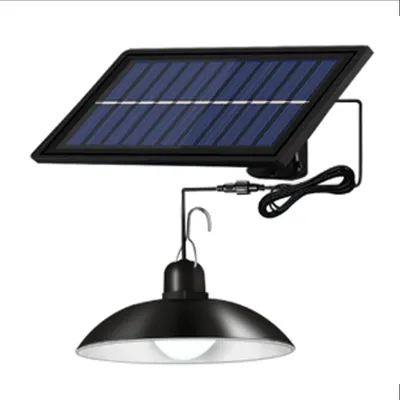 Zdjęcie produktu dla Lampa solarna wisząca ogrodowa wodoodporna 3 tryby pilot LED