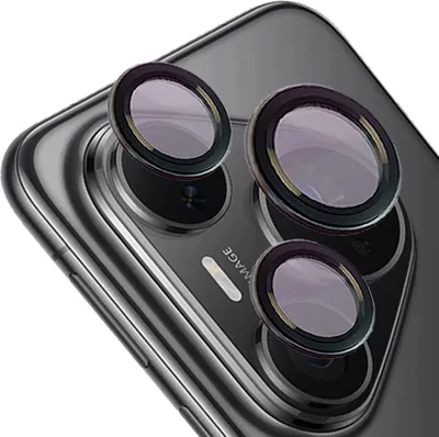Produktbild von Glas für die Kamera mit Applikator für Huawei Pura 80 Pro / Pro Plus, Bizon Glass Snap Lens, 1 Set, Schwarzer Rahmen