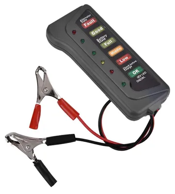 Zdjęcie produktu dla Tester do akumulatorów samochodowych 12V, cyfrowy, wielofunkcyjny