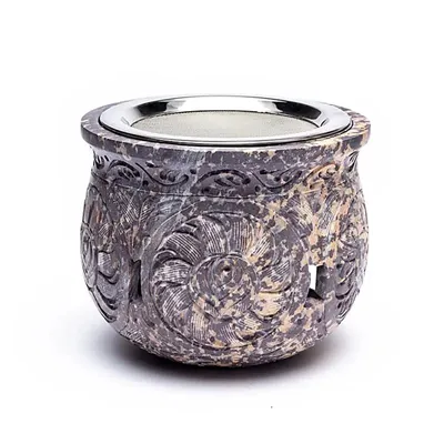 Produktbild von Weihrauch- und Ölbrenner Speckstein – 1500 g; 14 cm