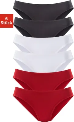 Produktbild von Vivance Active by Lascana Jazz-Pants Slips rot, schwarz, weiß Größe 36/38