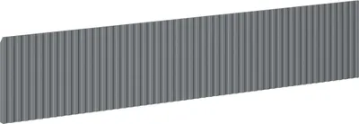 Produktbild von Mexen Rivel Front geriffelt für Waschtischunterschrank 80 x 20 cm, Graphit Matt - 91A20-0800-235-1-66