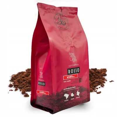 Zdjęcie produktu dla Świeżo palona kawa mielona Caveres Sorpresa Rosso 250g, 100% Arabica, Rzemieślnicza Palarnia Kawy Premium