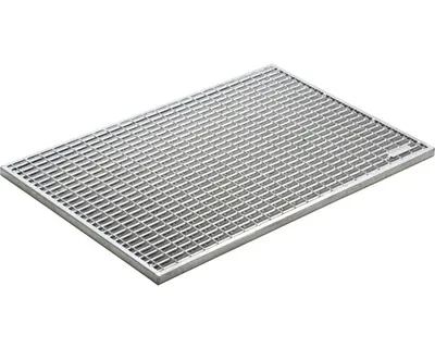 Zdjęcie produktu dla ACO Kratka prasowana V-bar stalowa Stal, ocynkowana, 60 x 40 cm