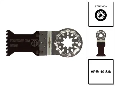 Image de Fein E-Cut Precision Starlock lame de scie 10 pcs. 50 x 35 mm ( 63502126240 )