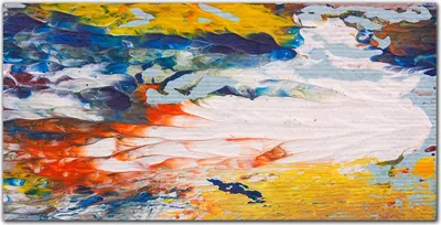 Produktbild von Coloray Küchenrückwand 100x50 Spritzschutz aus Glas - Napaćkana Farbe