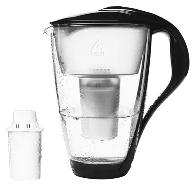 Obrázek produktu pro Skleněná filtrační konvice Dafi Crystal (černá)