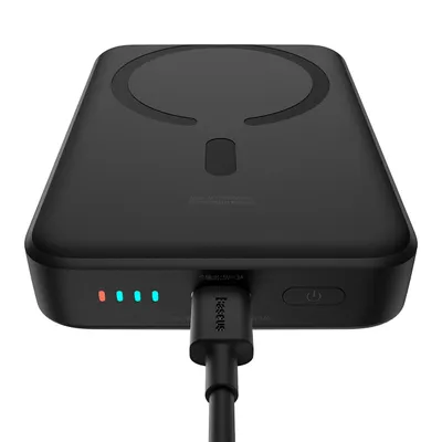 Produktbild von Powerbank Baseus Magnetic Mini Induktiv 10000Mah 30W - Schwarz + Usb-C - Usb-C Kabel