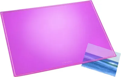 Produktbild von Schreibunterlage Durella Transluzent 40x53 cm pink Packung mit 30 Stück