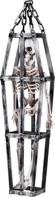 Produktbild von Skelett im Käfig - Halloween Deko Outdoor Indoor