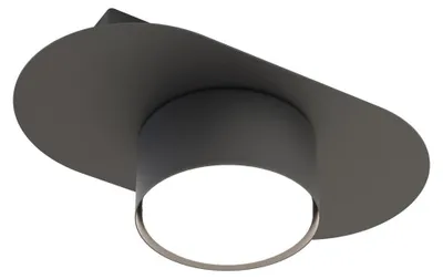 Immagine prodotto di Faretto STILO in acciaio nero opaco