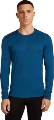Produktbild von Icebreaker Merino 200 Oasis Crewe Langarm-baselayer Blau L Herren Blau L